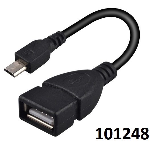Kabel - redukce micro USB do USB - cca 24 cm - Kliknutm na obrzek zavete