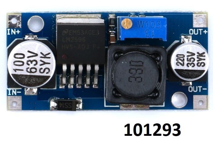 Mni step DOWN LM2596S DC/DC 4,5 - 46V -> 2 - 35V / 3A max. - Kliknutm na obrzek zavete