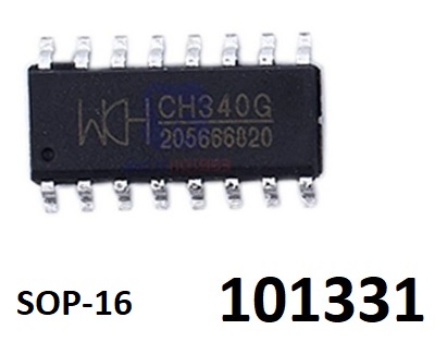 CH340 CH340G chip pevodnk USB serial SOP-16 - Kliknutm na obrzek zavete