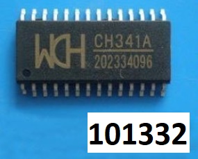 CH341 pevodnk USB serial pouzdro SSOP-20 - Kliknutm na obrzek zavete