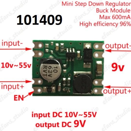 Mni step DOWN 4,5-55V na9V 0,6A - Kliknutm na obrzek zavete