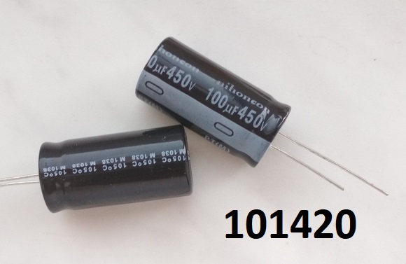 Kondenztor elektrolytick 100uF / 400V 18x31(36) mm 105 C. - Kliknutm na obrzek zavete