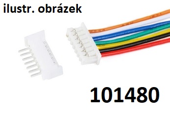 Konektor JST rozte 1.25mm 4Pin kabel 19cm + samice do PCB - Kliknutm na obrzek zavete