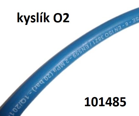 Hadice k autogenu pro kyslk prmr 8 mm modr - Kliknutm na obrzek zavete