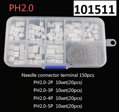 Konektor PH rozte 2mm 2-3-4-5 Pin box v. pin - Kliknutm na obrzek zavete