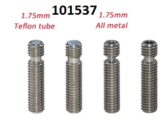 roub veden filamentu M6/M6 1,75 mm v hotendu bez teflonu - Kliknutm na obrzek zavete