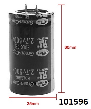 Super kondenztor 500F / 2,7V - Kliknutm na obrzek zavete