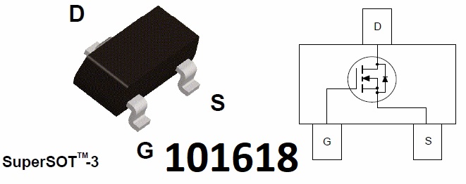 MOSFET FDN327N extra low Vgs 20V 2A SSOT-3 N-FET - Kliknutm na obrzek zavete