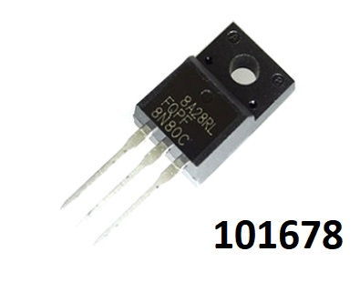 MOSFET N FQPF8N80C 800V 5,1A TO-220FP - Kliknutm na obrzek zavete