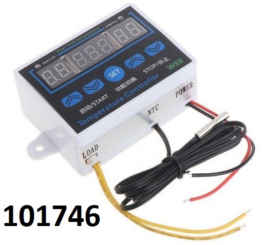 Termostat -55 do 120 st. C. na panel digitln 230V / 2300W - Kliknutm na obrzek zavete