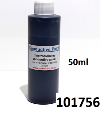 Elektricky vodiv inkoust Bare Conductive barva ern 50 ml - Kliknutm na obrzek zavete