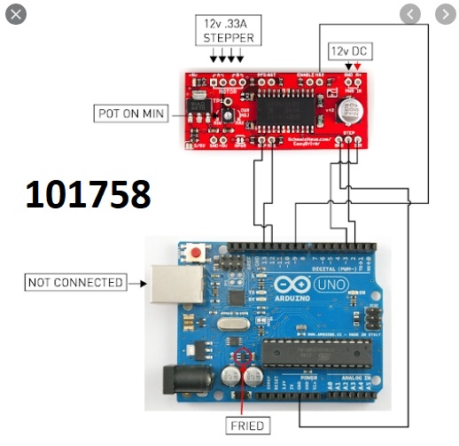 ARDUINO driver krokovho motoru EasyDriver A3967 - Kliknutm na obrzek zavete