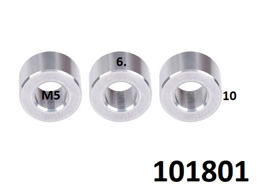 Sloupek distann pro roub M5 dlka 6mm D=10mm - Kliknutm na obrzek zavete