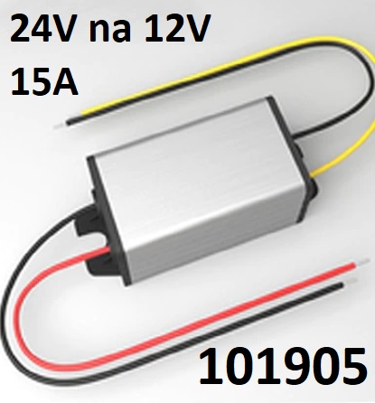 Mni napt pro naftov topen z 24V na 12V 15A - Kliknutm na obrzek zavete