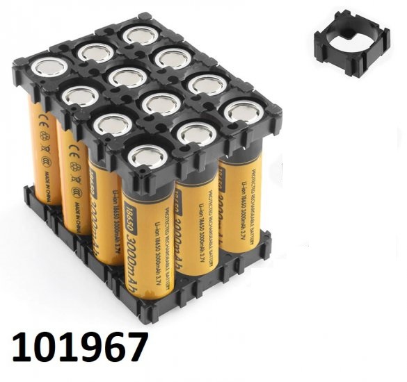 Drk forma modulrn bracket pro baterie 18650 1x1 - Kliknutm na obrzek zavete