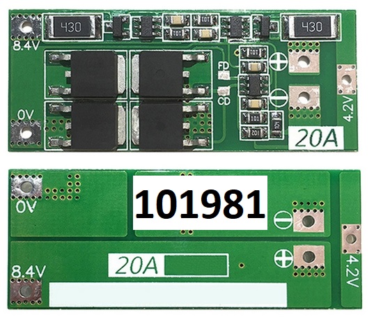 Balancer BMS 2S 2S2P 2S3P Li-ion 20A - Kliknutm na obrzek zavete