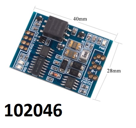 Pevodnk serial RS232 TTL to RS485 izolovan optick 5V - Kliknutm na obrzek zavete