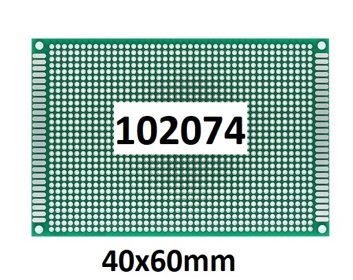 Prototypov testovac deska plonho spoje 40x60 oboustrann - Kliknutm na obrzek zavete