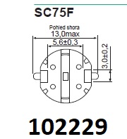 Tlumivka 22uH / 1,9A / 0,09 Ohm pouzdro SC75F - Kliknutm na obrzek zavete