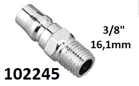 Rychlospojka vzduchu samec / roub 3/8" 16.2mm - Kliknutm na obrzek zavete