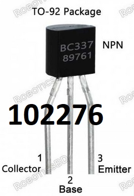 BC337 NPN 45V 0,8A TO92 - Kliknutm na obrzek zavete