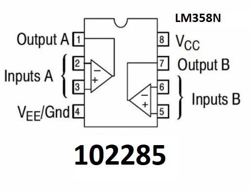 LM358N DIP8 3-32V +/-16V - Kliknutm na obrzek zavete