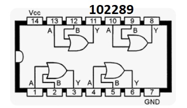 74HC32 4x OR DIP14 - Kliknutm na obrzek zavete