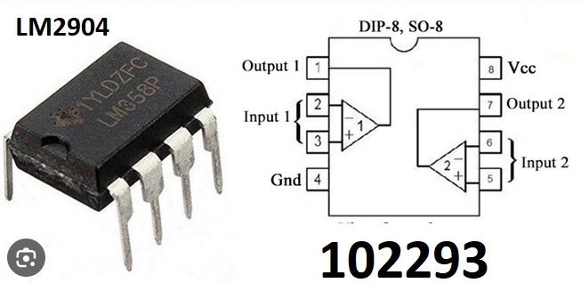 LM2904 (LM358 -40 - 125 st.C) DIP8 - Kliknutm na obrzek zavete