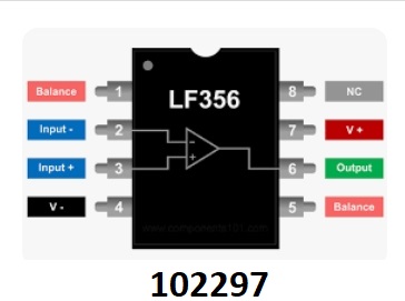 LF356BN DIP8 operan zesilova - Kliknutm na obrzek zavete