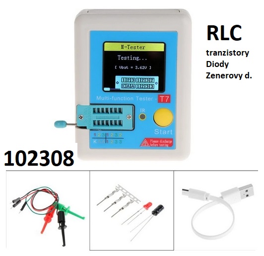 Tester RLC LCR vetn case a kabel - Kliknutm na obrzek zavete