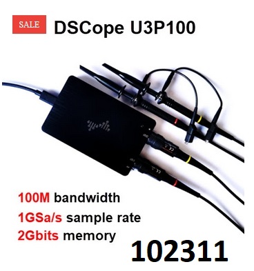 Osciloskop USB3 DSCOPE U3P100 v. SW - Kliknutm na obrzek zavete