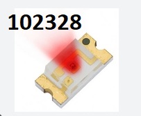 LED SMD 0402 erven rud - Kliknutm na obrzek zavete