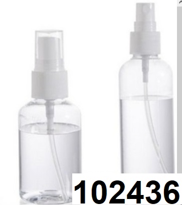 Mini ndobka lahvika 80ml polypropylen s vkem spray - Kliknutm na obrzek zavete