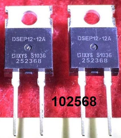 DSEP12-12AIXYS Dioda rychl 1200V 1,2kV 12A 40ns TO-220 - Kliknutm na obrzek zavete