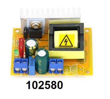 Mni boost STEP-UP DC/DC 8-32V -> 45-390V 40W s pojistkou - Kliknutm na obrzek zavete
