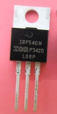 MOSFET IRF540 IRF540N N-MOS 100V 33A 44mOhm TO-220 - Kliknutm na obrzek zavete