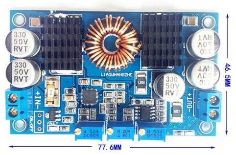 Mni step UP i DOWN SEPIC z 5-32V na 1,5-30V max. 10A - Kliknutm na obrzek zavete