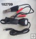 Nab�je�ka s redukc� na baterii 12V pro baterie lodi�ky