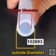 Hadice silicon IN OUT D= 8/10mm vysokoteplotn�