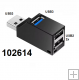 HUB USB 3.0+2.0 bezkabelov mini 3-port